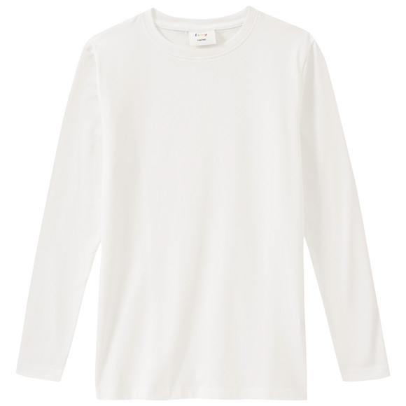 3 Kinder Langarmshirts im Basic-Look