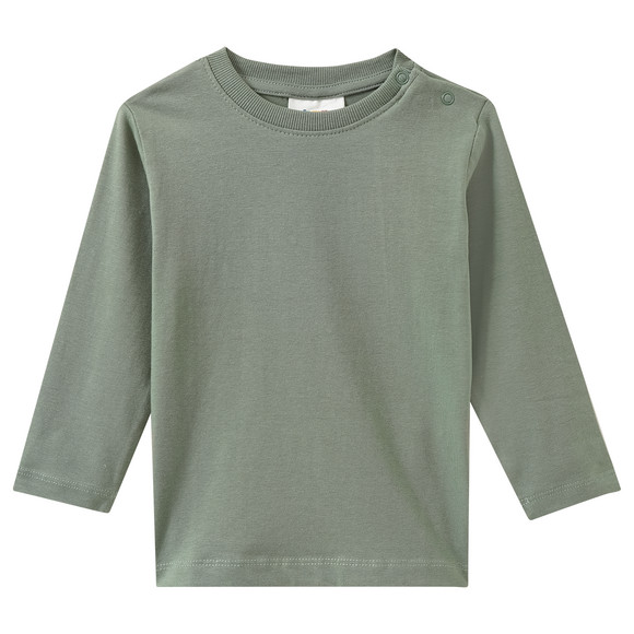 3 Baby Langarmshirts im Basic-Look