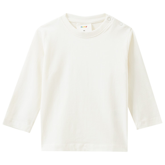 3 Baby Langarmshirts im Basic-Look