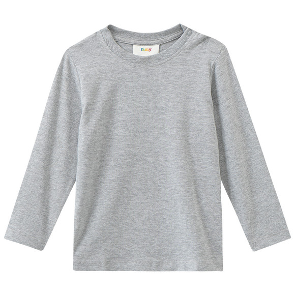 3 Jungen Langarmshirts im Basic-Look