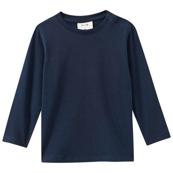 3 Jungen Langarmshirts im Basic-Look
