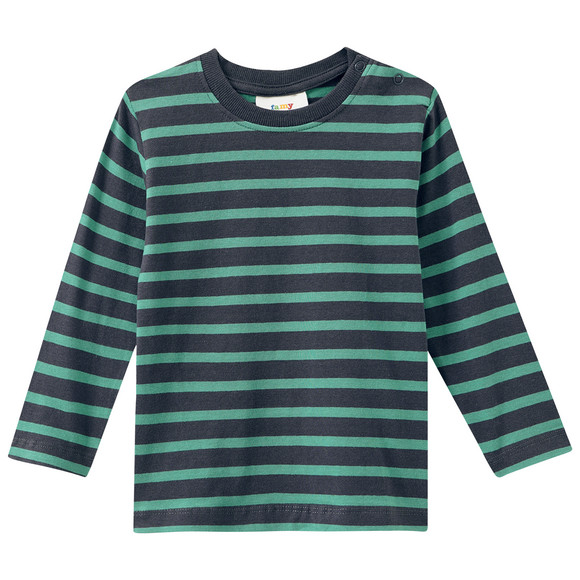 3 Jungen Langarmshirts im Basic-Look