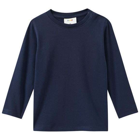 3 Jungen Langarmshirts im Basic-Look