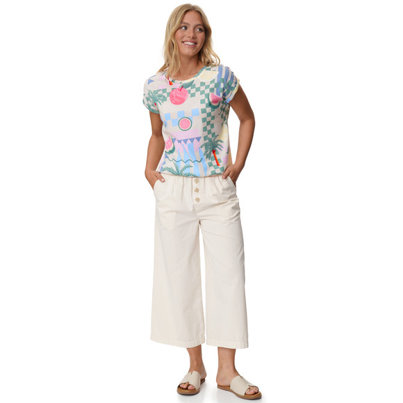 Damen T-Shirt im Sommer-Look