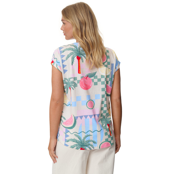 Damen T-Shirt im Sommer-Look