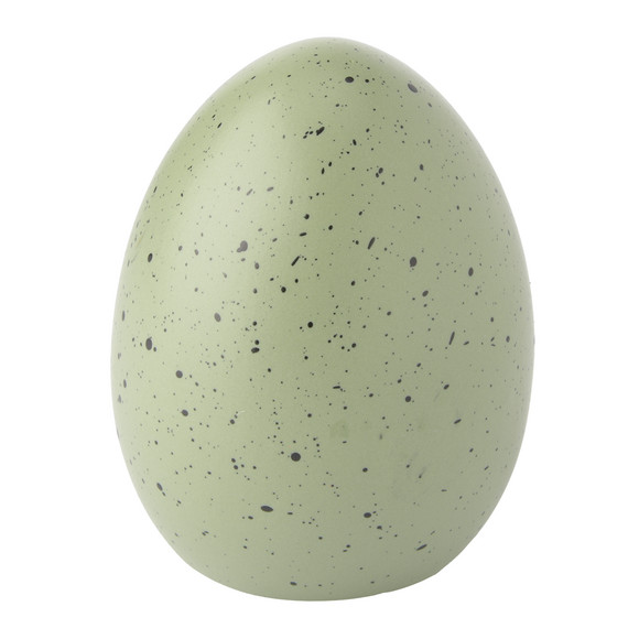 Klein decoratief ei met all-over stippen