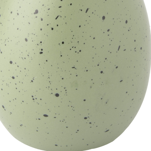 Klein decoratief ei met all-over stippen