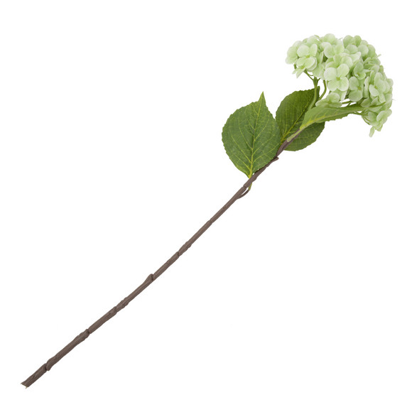 Kunstbloem hortensia groen