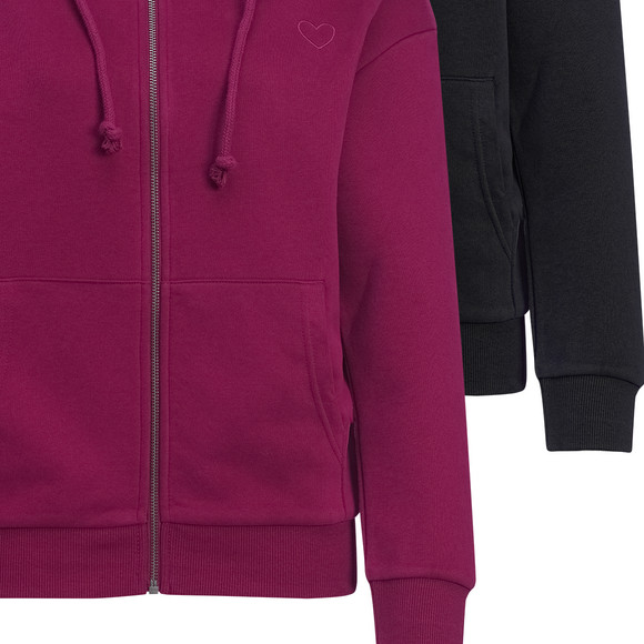 2 Damen Sweatjacken im Set
