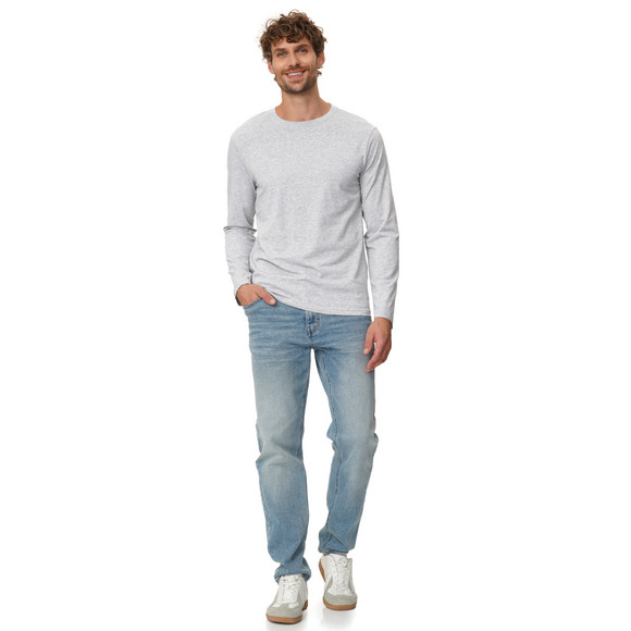 3 Herren Langarmshirts im Basic-Look