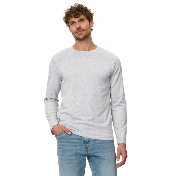 3 Herren Langarmshirts im Basic-Look