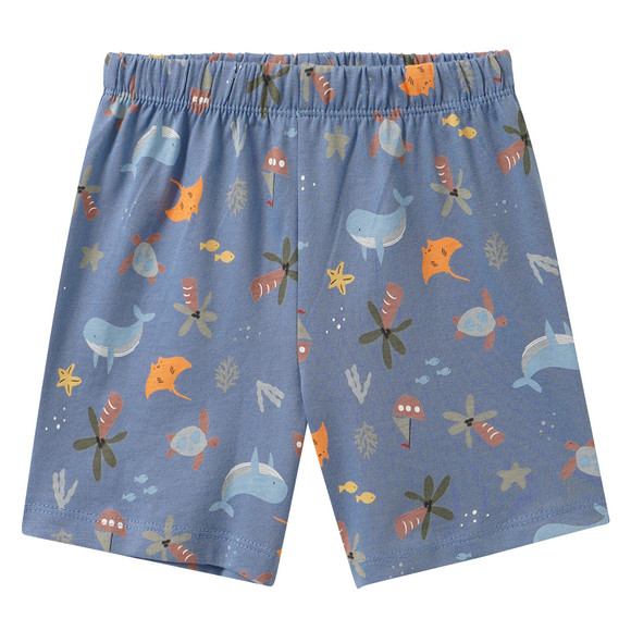 Baby-shorty met zeemotieven