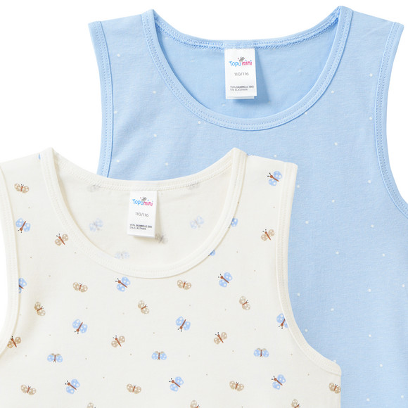 2 Baby Unterhemden im Set