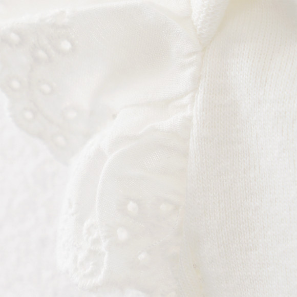 Baby Kurzarmbody mit Spitze