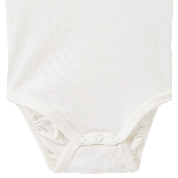 Baby Kurzarmbody mit Spitze