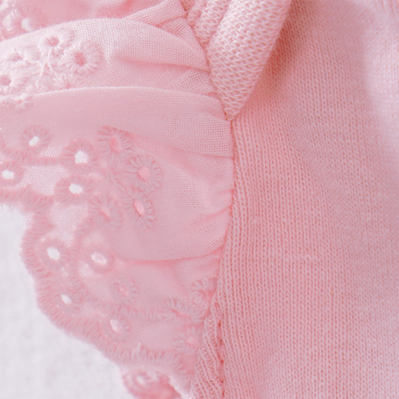 Baby Kurzarmbody mit Spitze