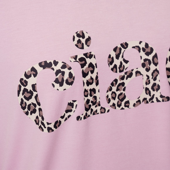 Dames-T-shirt met overslagmouwen
