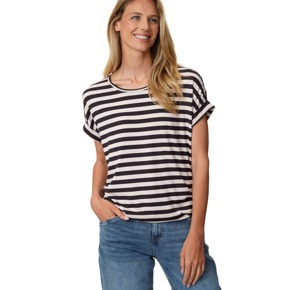 Damen T-Shirt mit fixierten Turn-ups