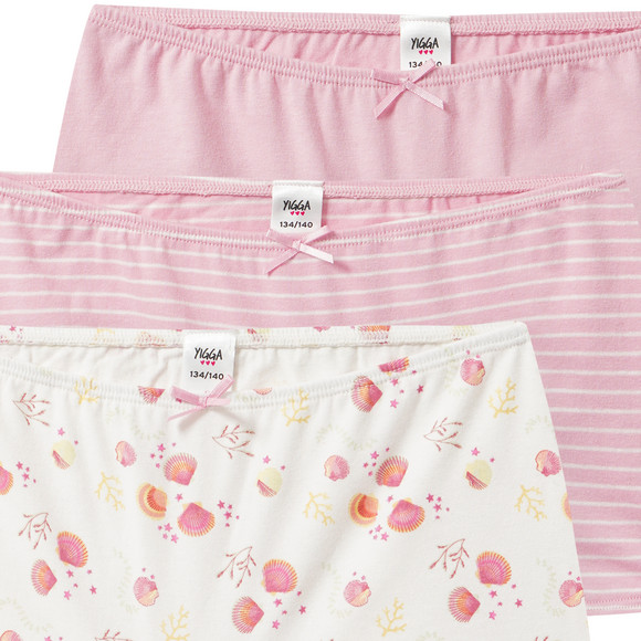 3 Mädchen Pantys in verschiedenen Dessins