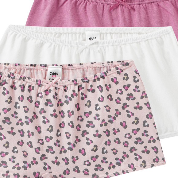 3 Mädchen Pantys in verschiedenen Dessins