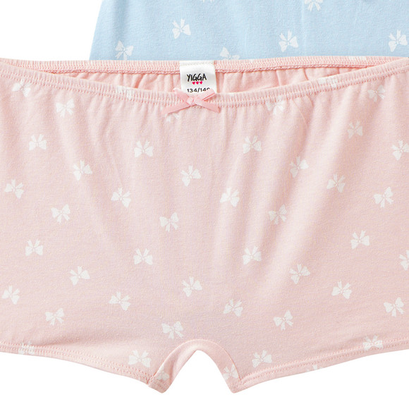 3 Mädchen Pantys mit Schleifen-Print
