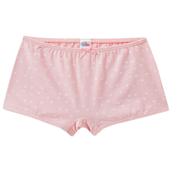 3 Mädchen Pantys mit Herz-Print