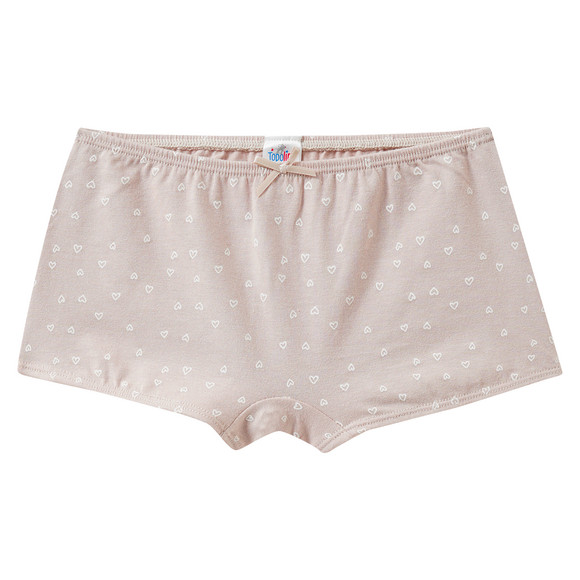 3 Mädchen Pantys mit Herz-Print