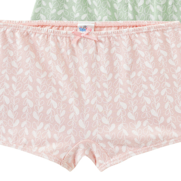 3 Mädchen Pantys mit floralem Print