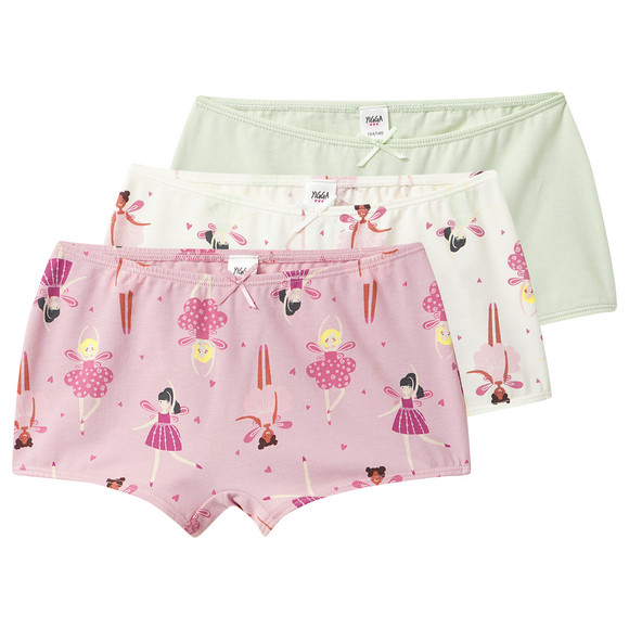 3 Mädchen Pantys mit Bio-Baumwolle