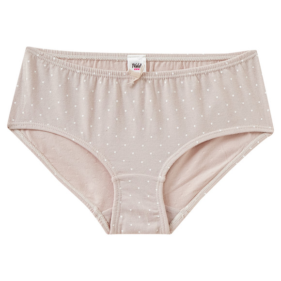 3 Mädchen Pantys mit Punkte-Allover