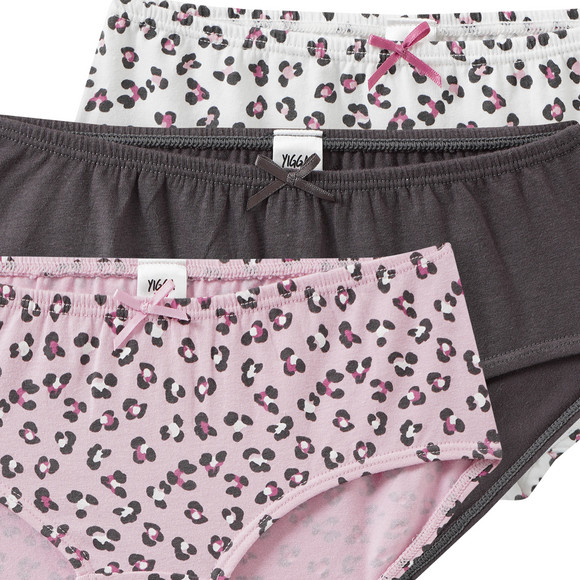 3 Mädchen Pantys in verschiedenen Dessins