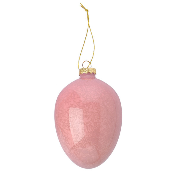 2 grote decohangers paasei van glas