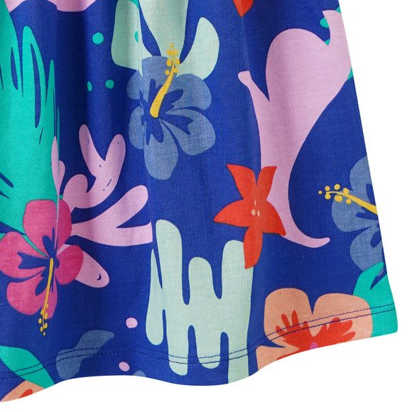 Mädchen Kleid im Tropical-Look