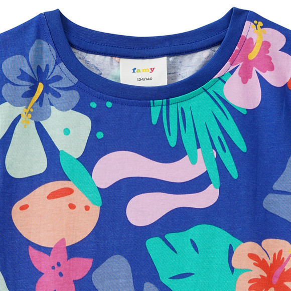 Mädchen Kleid im Tropical-Look