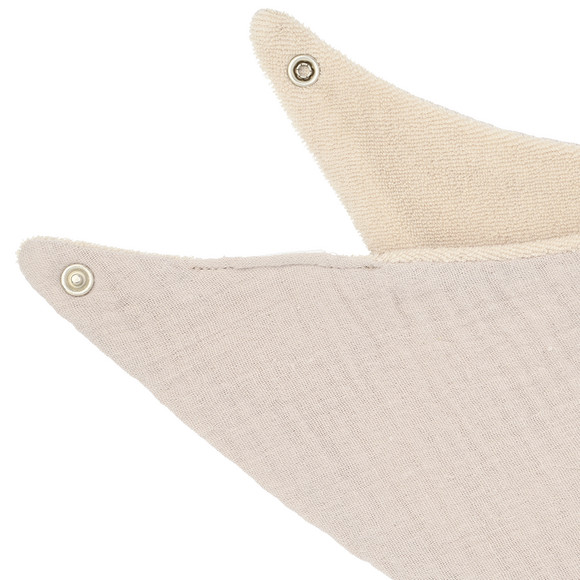 Baby Musselin-Bandana mit Frottee Innensei