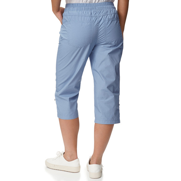 Damen Capri-Hose mit Elastikbund