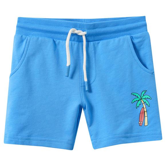 Jungen Joggingshorts mit Tunnelzug hellblau