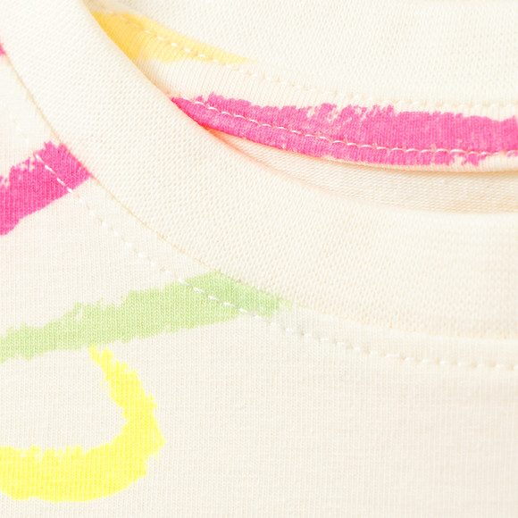 Mädchen T-Shirt mit Neon-Prints