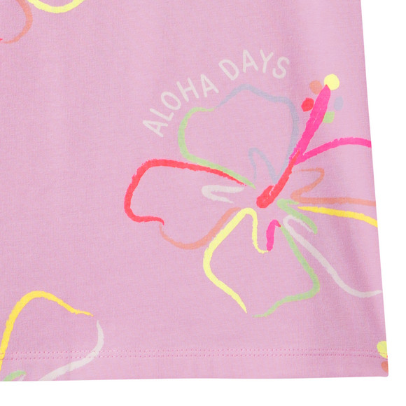 Mädchen T-Shirt mit Neon-Prints