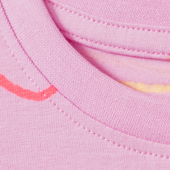Mädchen T-Shirt mit Neon-Prints