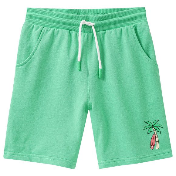 Jungen Joggingshorts mit Tunnelzug grün