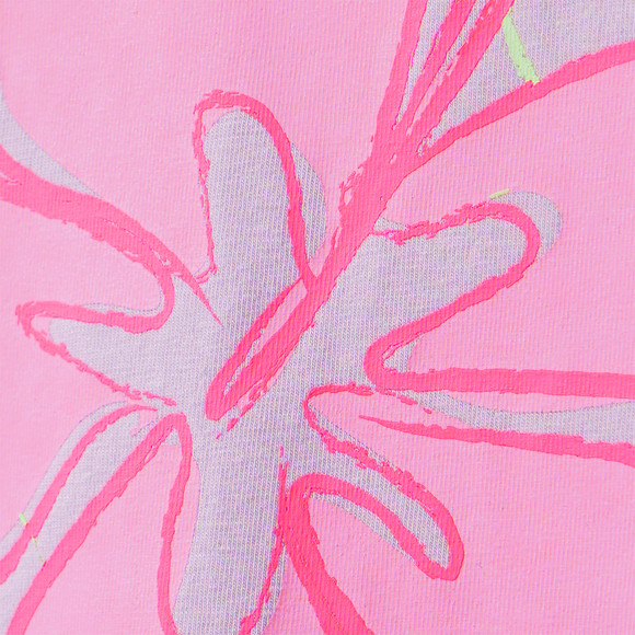 Mädchen T-Shirt mit Neon-Print