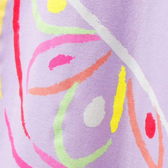 Mädchen T-Shirt mit Neon-Prints