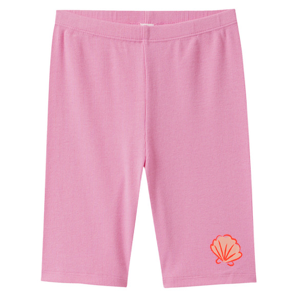 Mädchen Radler mit Rippstruktur rosa