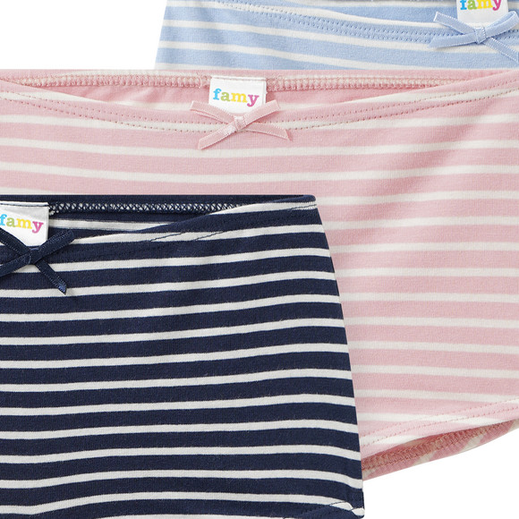 7 Mädchen Pantys aus Bio-Baumwolle