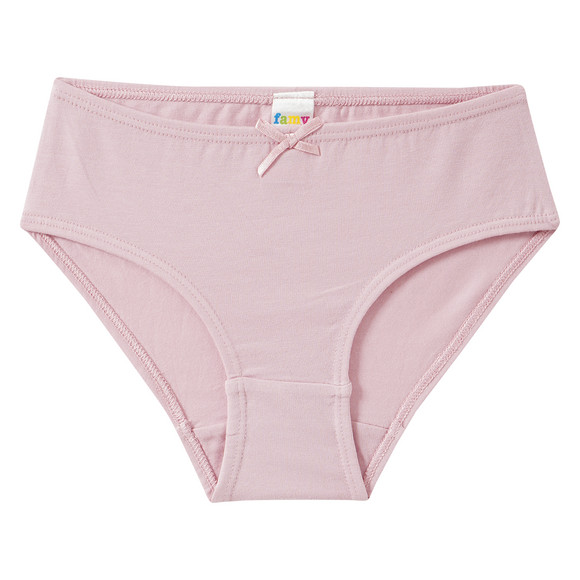 5 Mädchen Slips mit Bio-Baumwolle