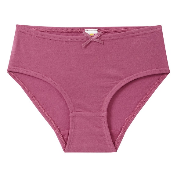 5 Mädchen Slips mit Bio-Baumwolle