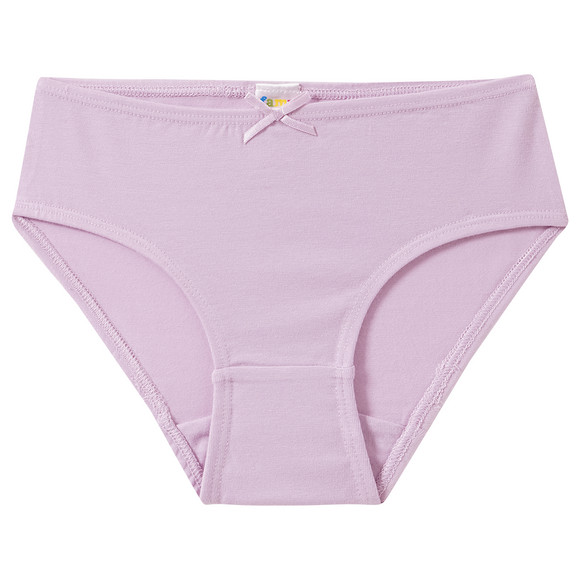5 Mädchen Slips mit Bio-Baumwolle