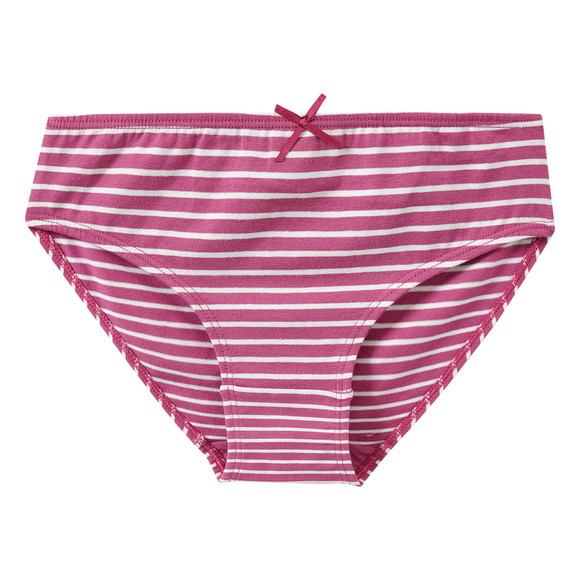 5 Mädchen Slips mit Bio-Baumwolle
