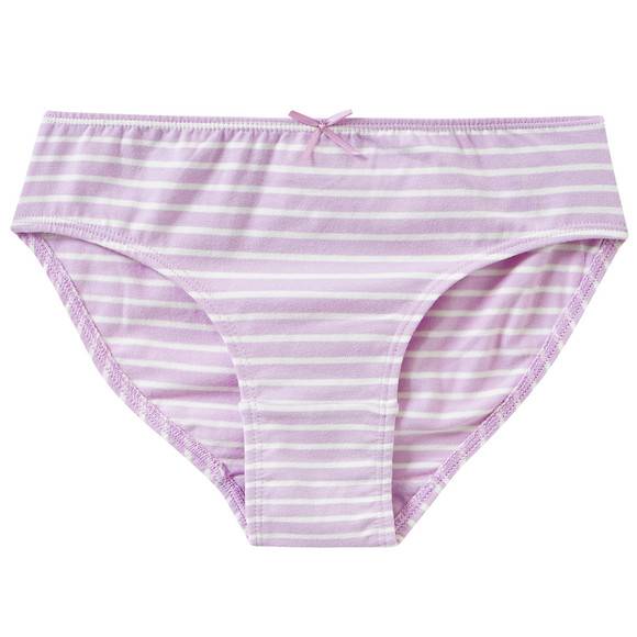 5 Mädchen Slips mit Bio-Baumwolle